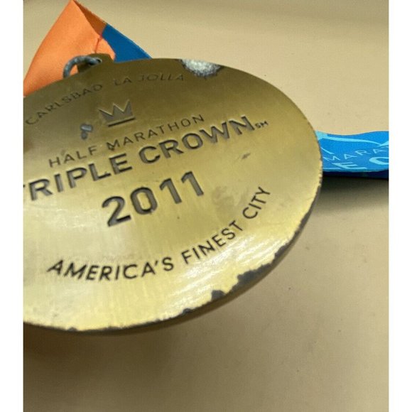 Race Metal 2011 Carlsbad La Jolla Half Marathon Triple Crown READ - Picture 8 of 8